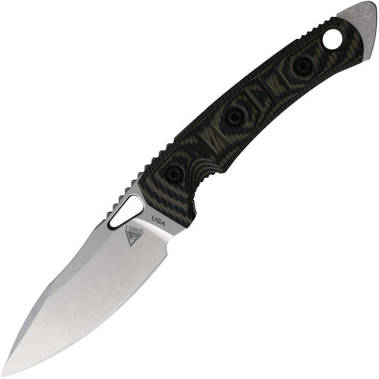 Cacula Fixed Blade Blk/Grn CACULA  BLACK OD GREEN G10