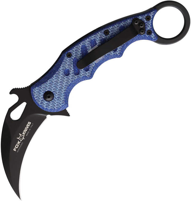 Karambit Linerlock Blue Twill 479BLT