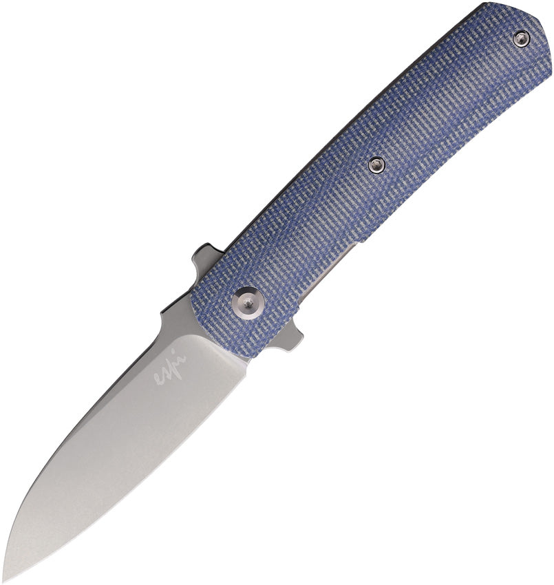 Ulys Linerlock Blue Micarta MKHES1BL