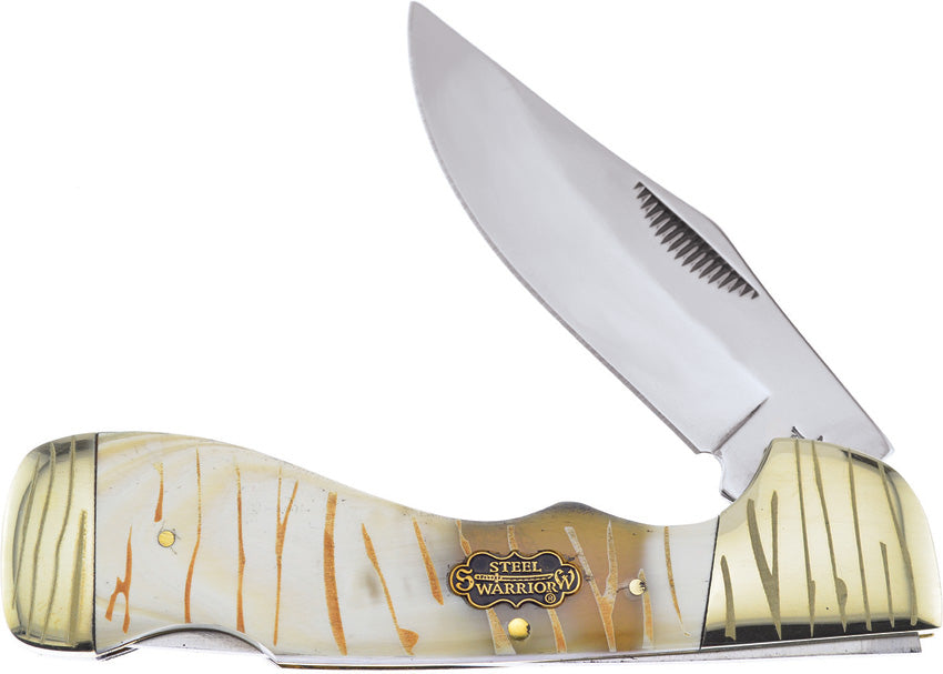 Choctaw Lockback Tiger Bone