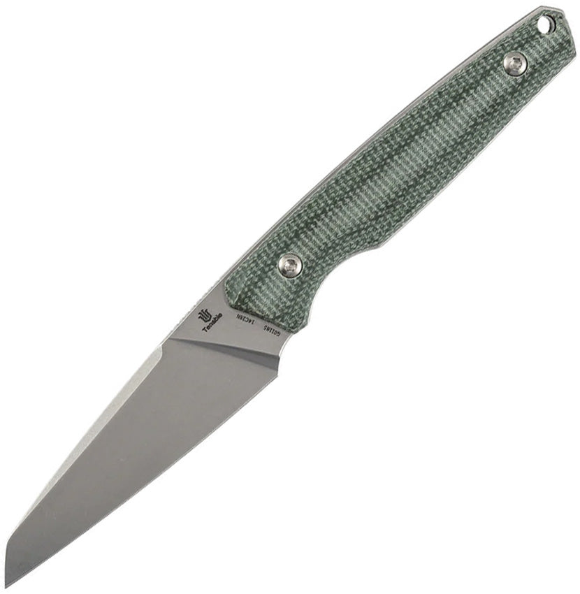 Parr Fixed Blade Grn Micarta