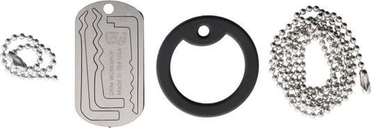Lock Pick Dog Tag Necklace GWRAKETAG