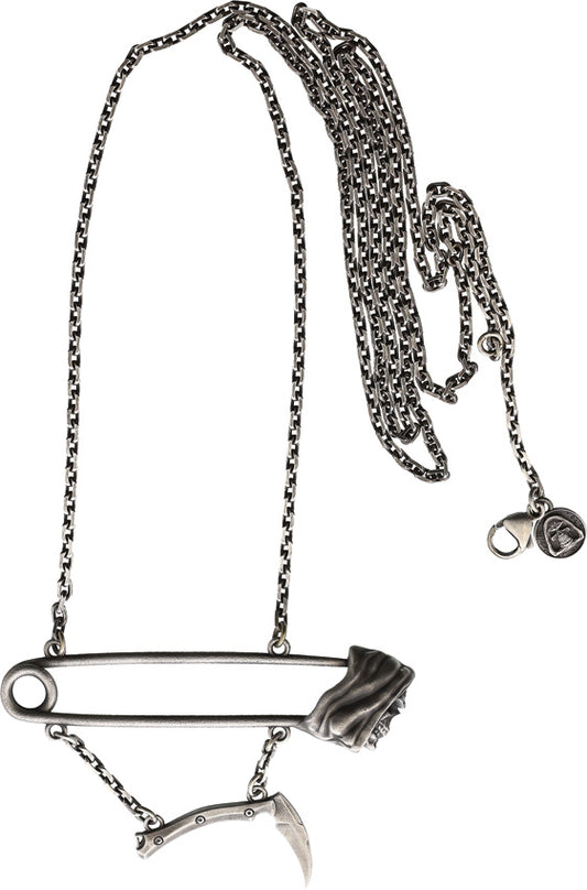 Silver Necklace Long