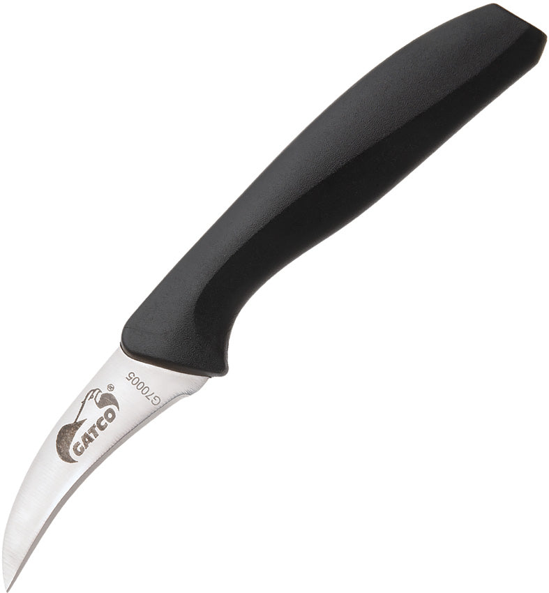 Curved Paring Knife Black