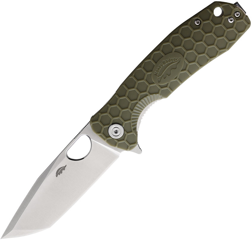 Large Linerlock Tanto Green HB1323