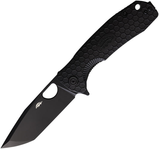 Large Linerlock Tanto Black