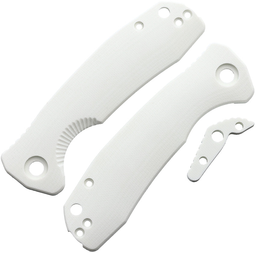 Medium Linerlock Handle Wht HB4041