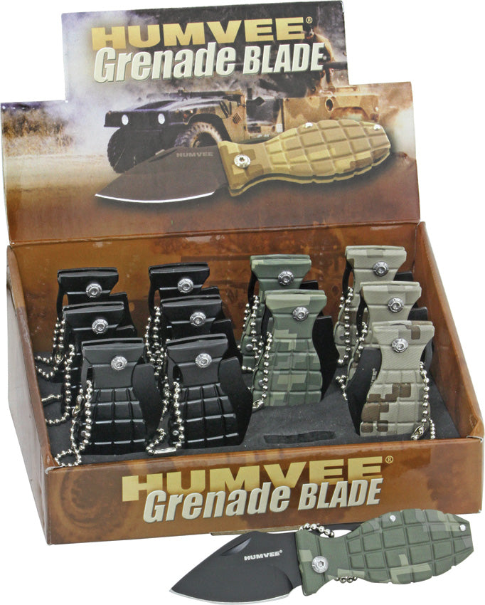 12 Pack Mini Grenade Knives HMVDBGRENADE