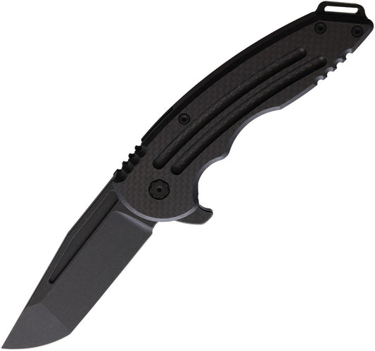 Husky Framelock Carbon Fiber HUSKEY BLACK CARBON FIBER