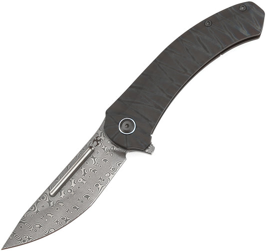 Hira Framelock Damascus