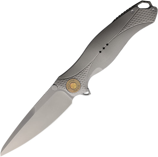 Buck Horn Linerlock Gray Al