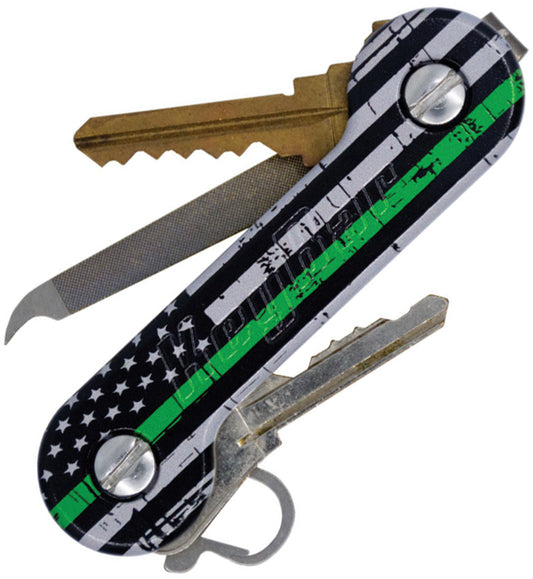 KeyBar Aluminum UV Thin Line AKB-LINE-GRN-BP