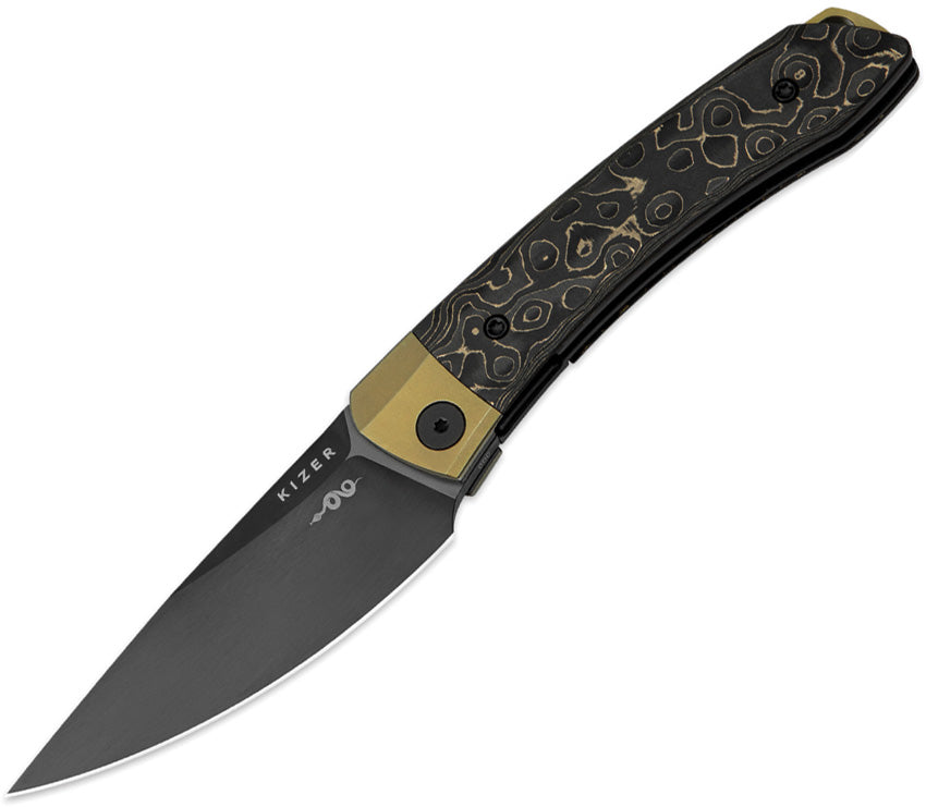 Mini MoMo Linerlock CF Gold KI3663A3