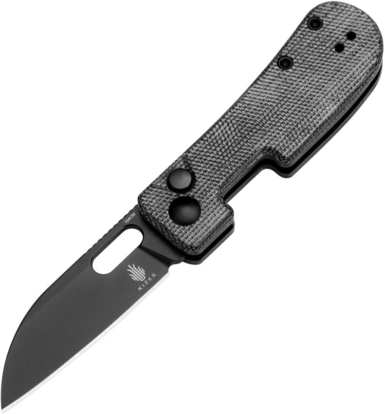 Banish Button Lock Black V2676C1