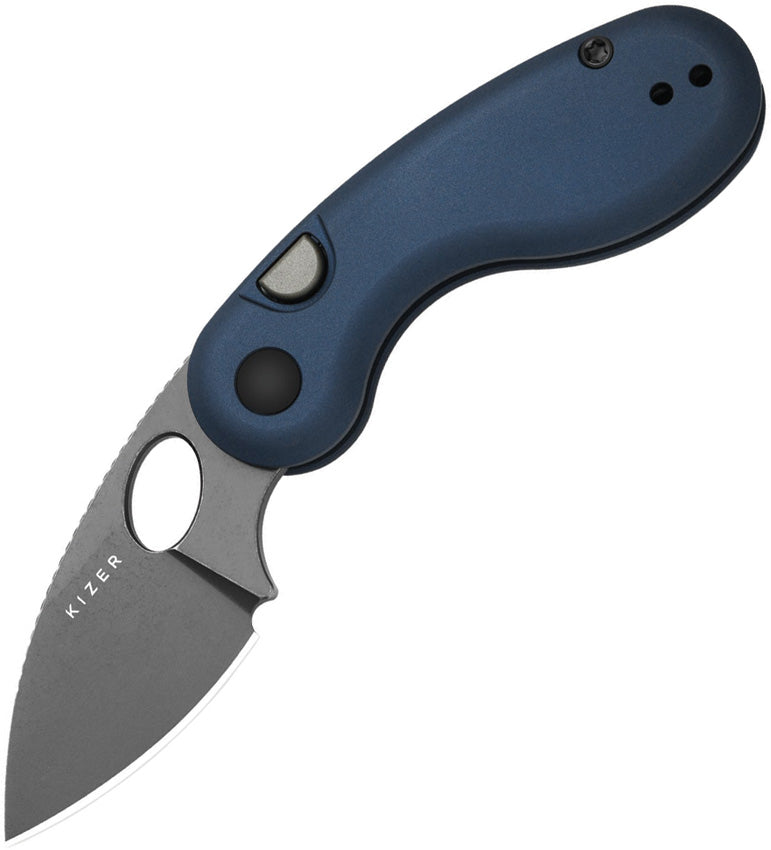 Microbe Button Linerlock Blue V2742A1