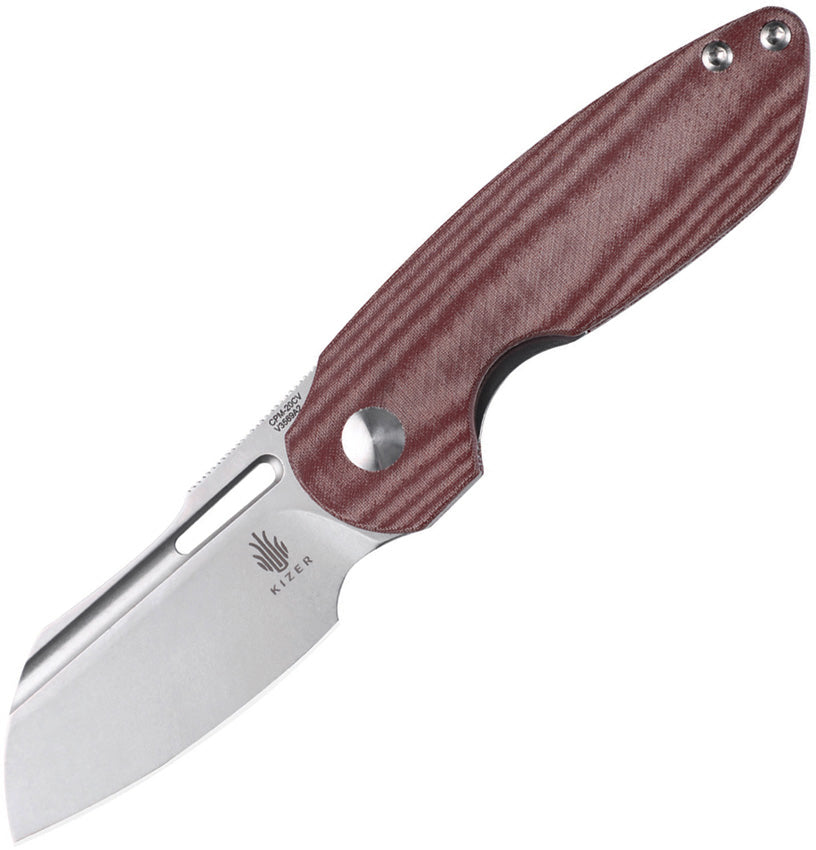 October Linerlock Red Micarta V3569A2