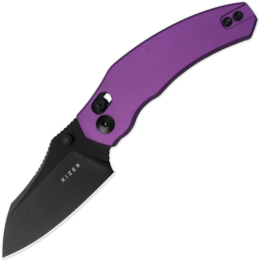 Kizer Cutlery Mini Bulldog Clutch Lock Purpl V3672SA1