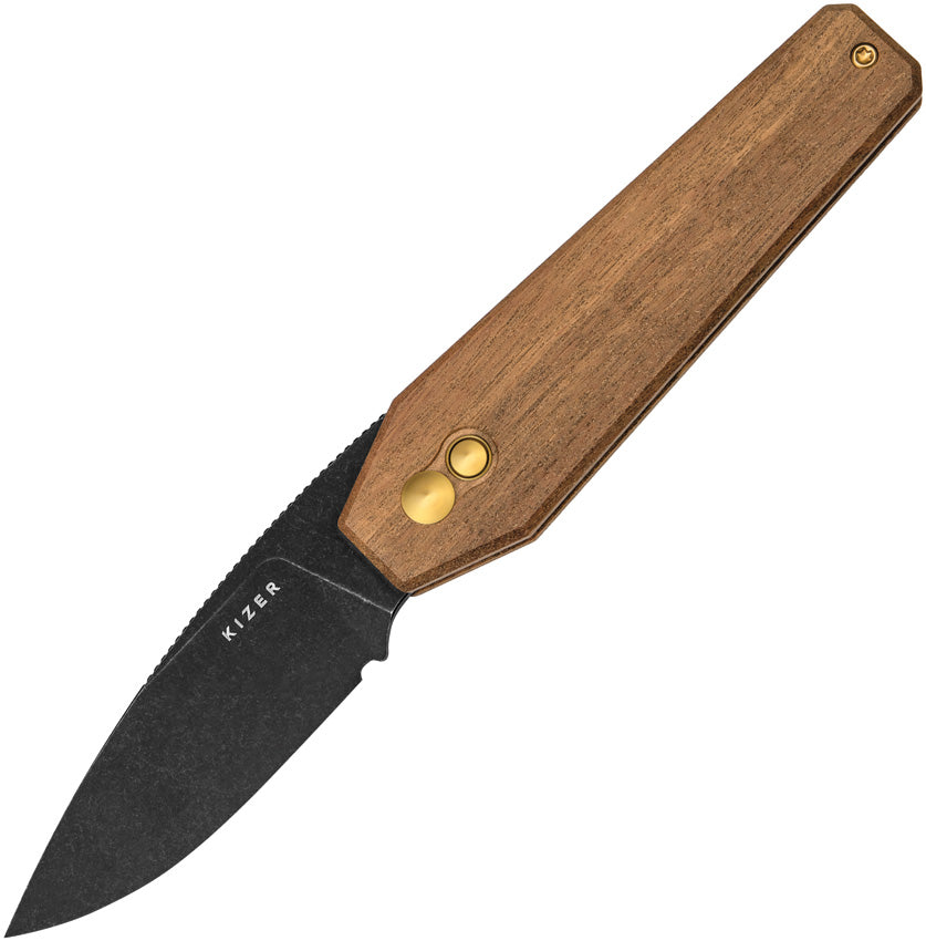 Tomb Button Lock Wood  V3692A4