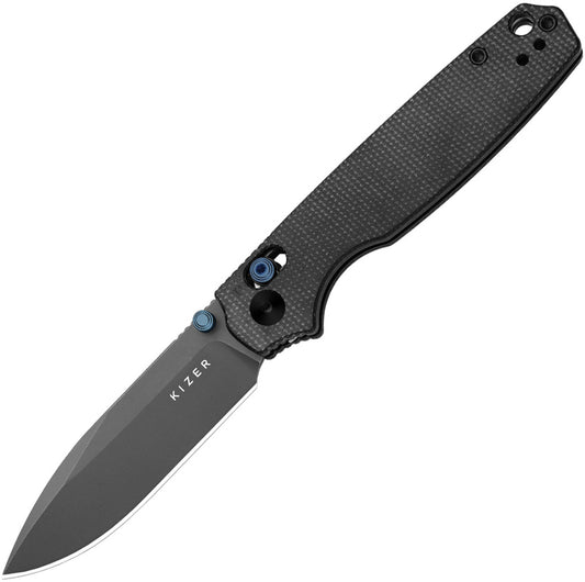 Kizer Cutlery Pokiman Clutch Lock Blk Mic V3789A1