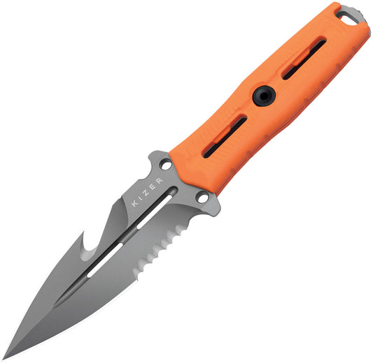 Kizer Cutlery Norcros Fixed Blade Orange ZX-FB01A5