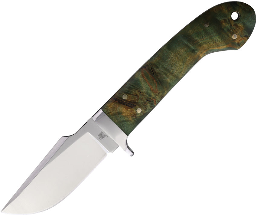 Fixed Blade Dyed Burlwood KO025