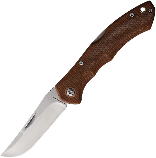 Lockback Brown Micarta DORIS 191219