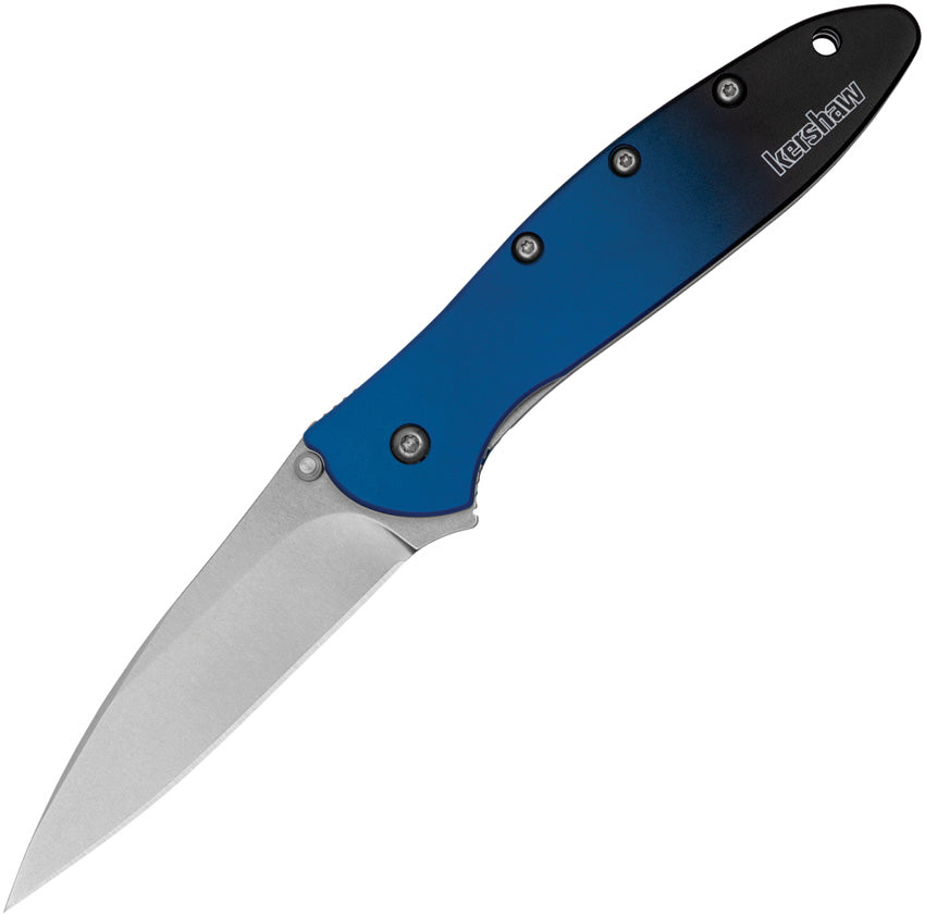 Leek Linerlock Blue Magna Cut 1660GBLU