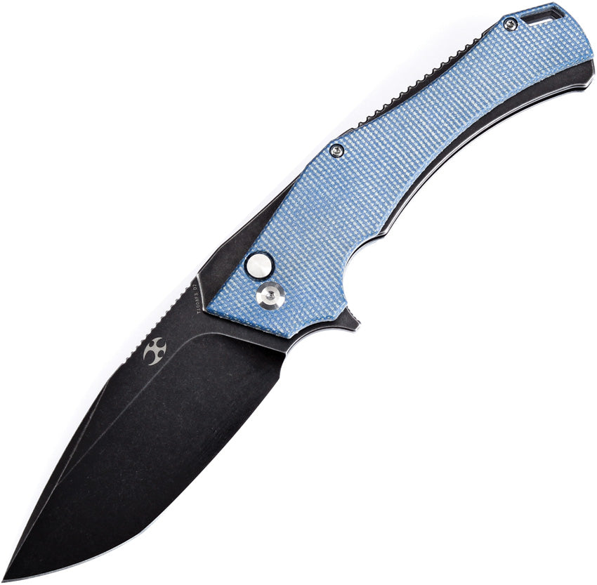 Hellx Framelock D2 Blue Mic