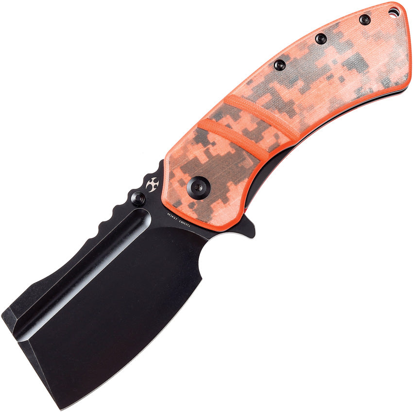 XL Korvid Linerlock Org Camo  T1030B3
