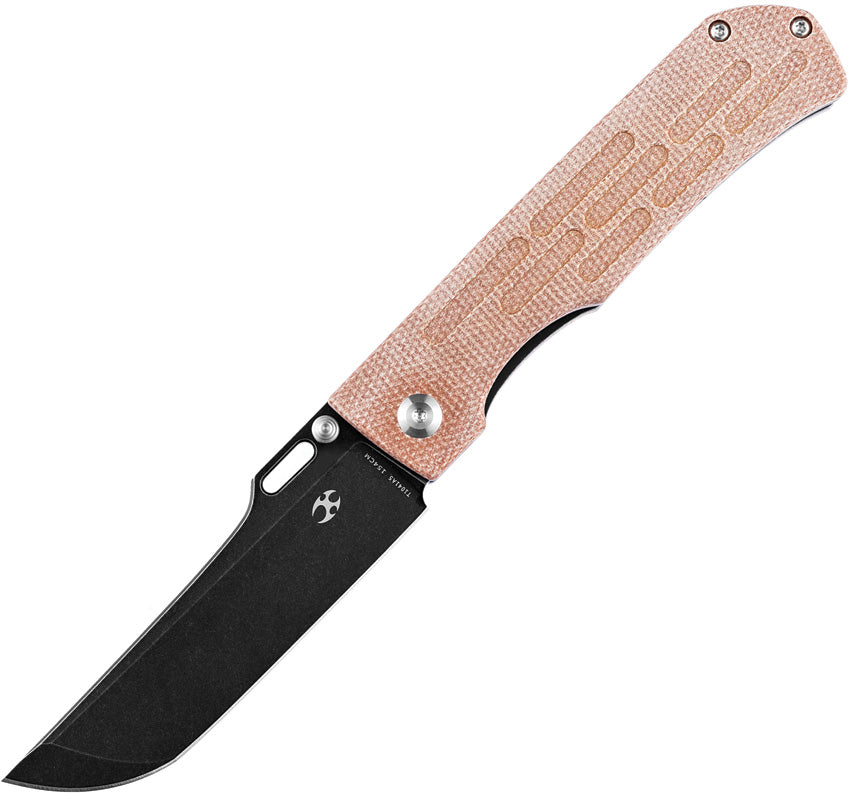 Reedus Linerlock Brn Micarta T1041A5