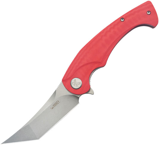 Scimitar Linerlock Tanto Red KU175E
