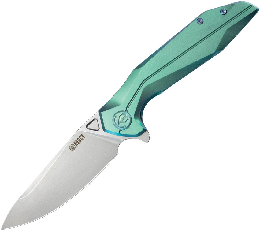 Nova Framelock Green Titanium KB235H