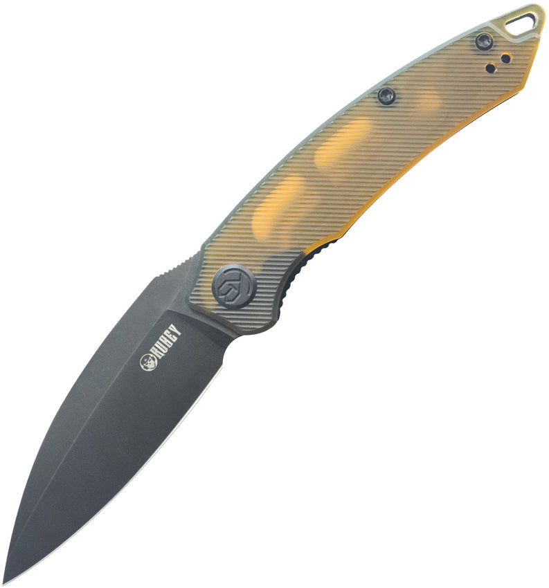 Leaf Linerlock Black Ultem KU333H