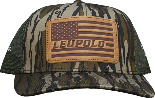 Leather Flag Trucker Hat