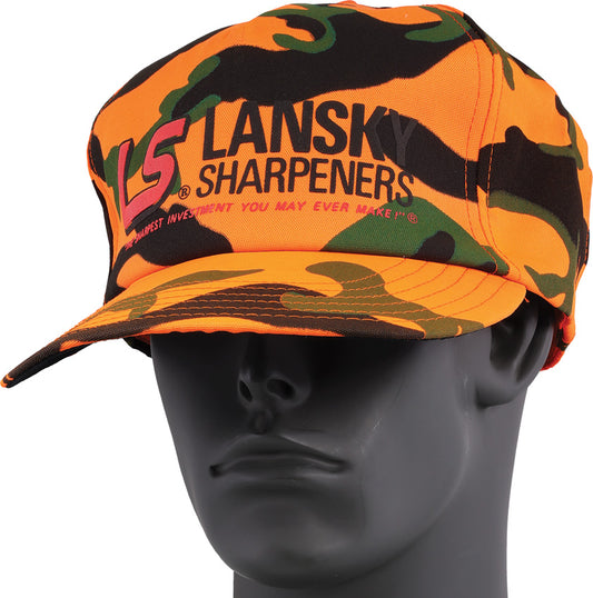 Baseball Cap Orange Camo