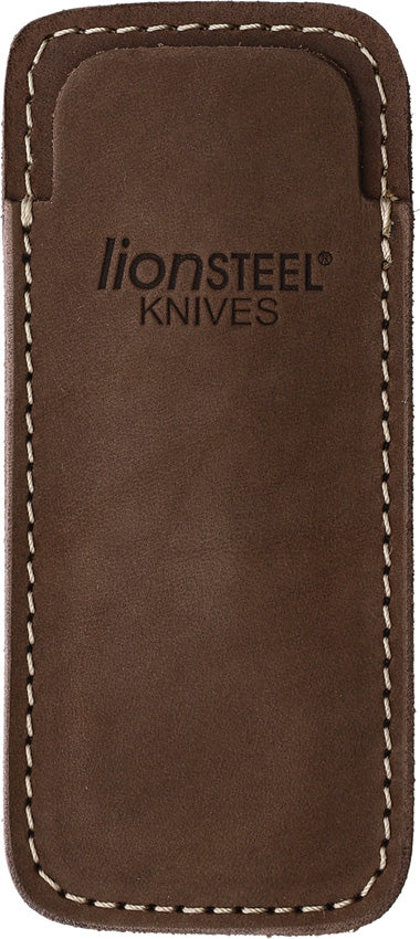 Vertical Leather Sheath Brn