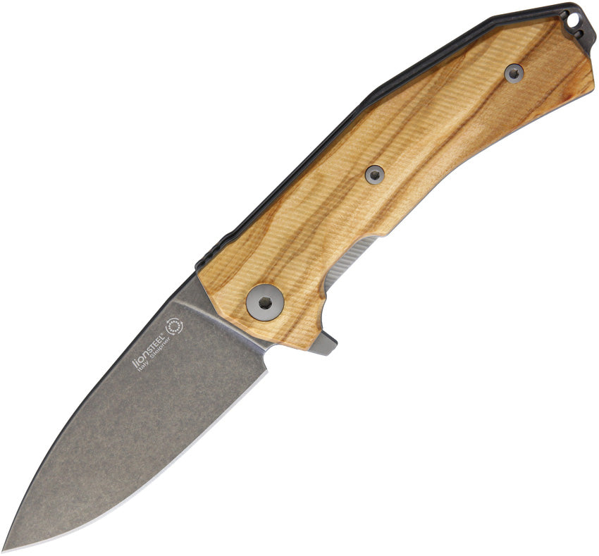 KUR Linerlock Olive Wood KUR BUL