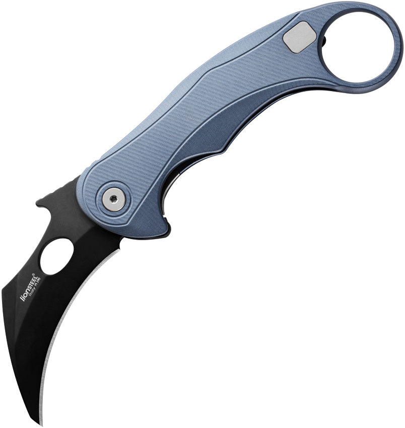 LEone Mid Framelock Blue PVD LE2 A IB