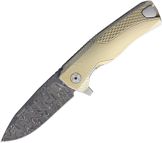 ROK Titanium Framelock Gold