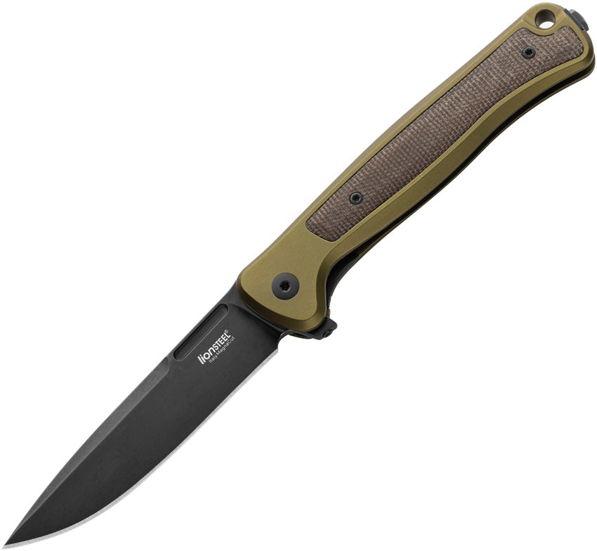 Skinny Framelock Green Al SK01AGB