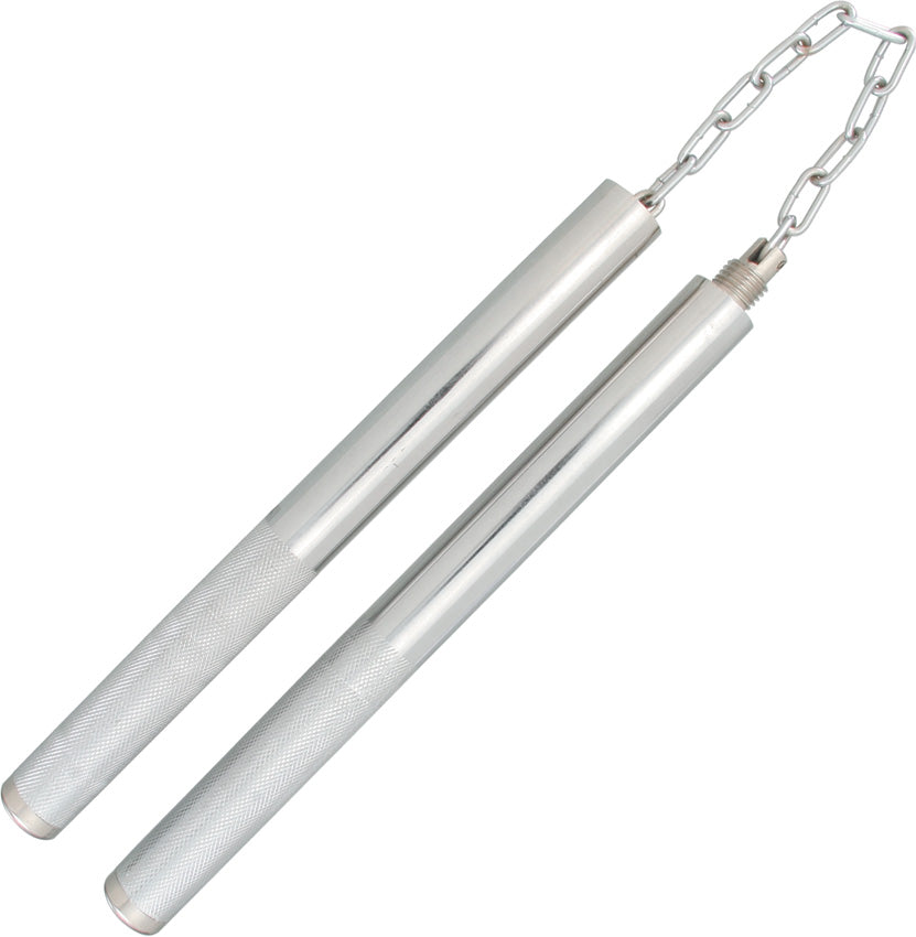 Nunchakus Silver Finish
