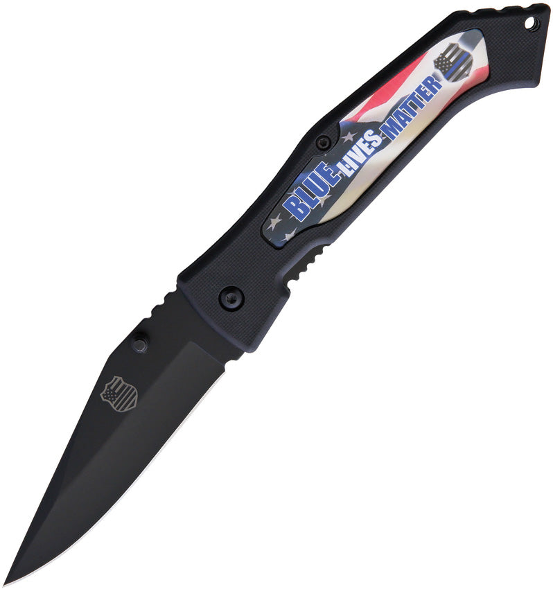 Blue Lives Matter Linerlock
