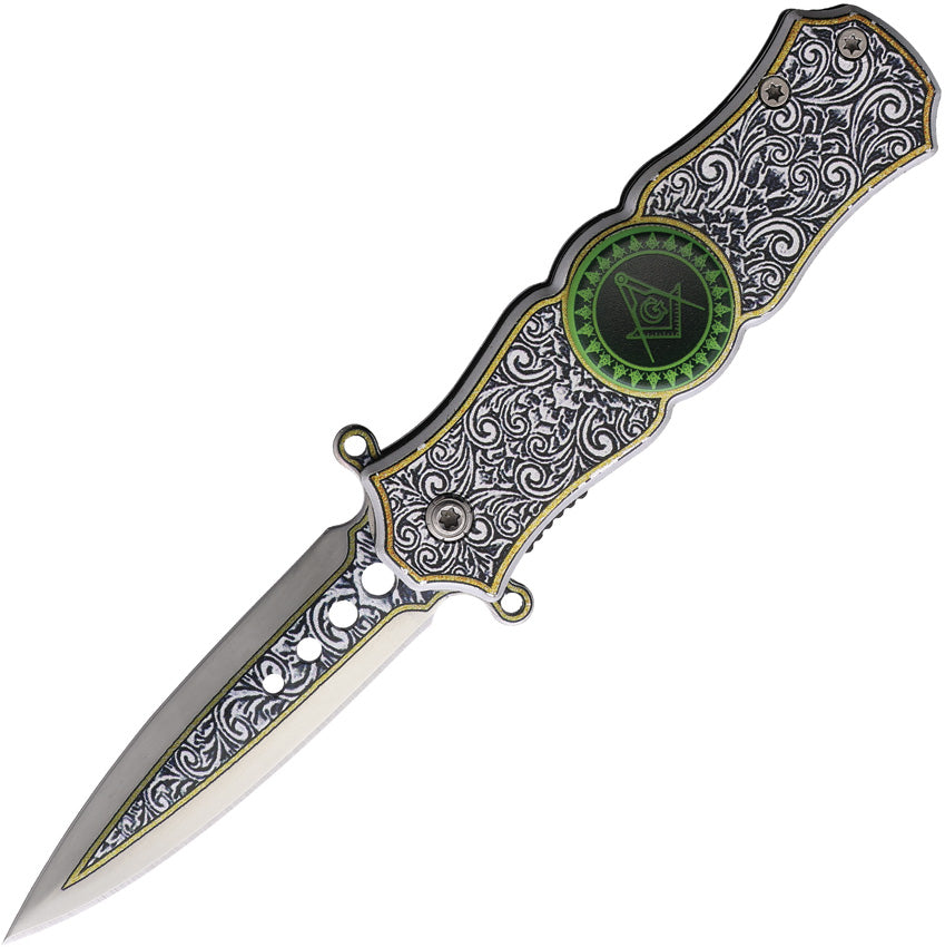 Masonic Spinner Linerlock KN-2002