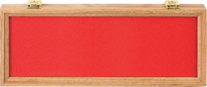 Oak And Glass Display Case