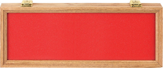 Oak And Glass Display Case
