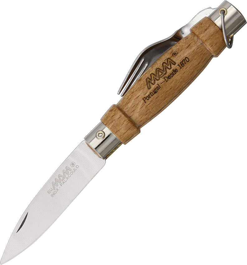 Knife with Fork & Keyring 2020 SILVER RING W/SKINPACK