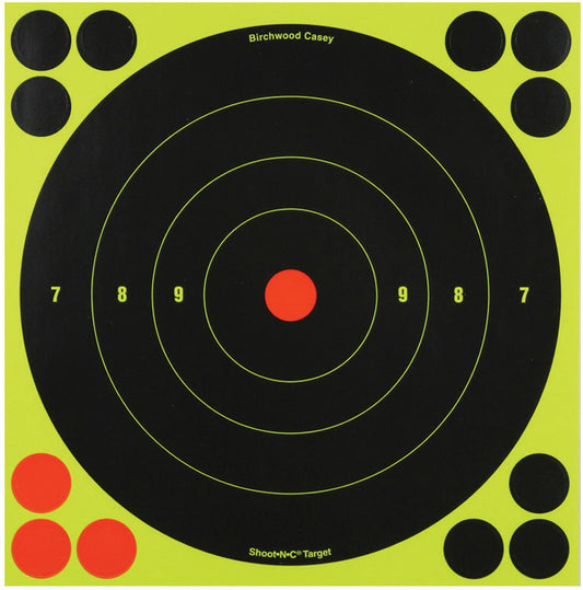 Shoot-NC 8in Bulls Eye Target BC-34825