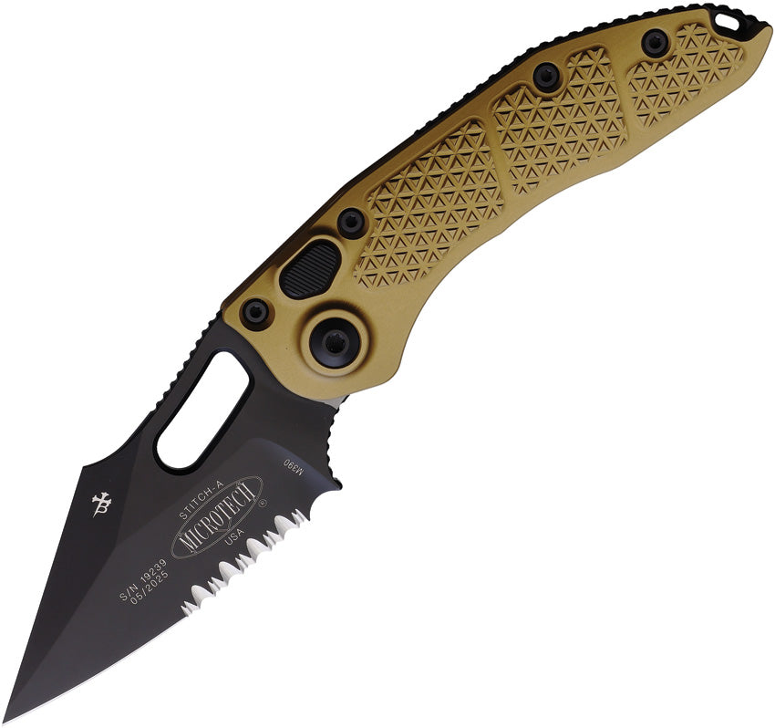 Auto Stitch Button Lock Tan  169-2TA