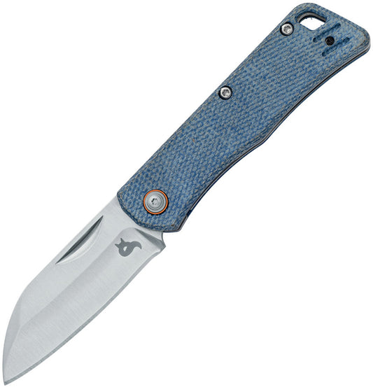 Teeny Linerlock Blue Micarta