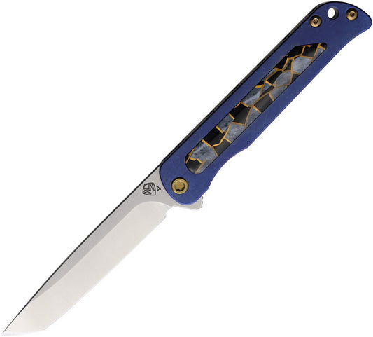 The T-Bone Framelock Blue MK2154TT-37A2-TICI